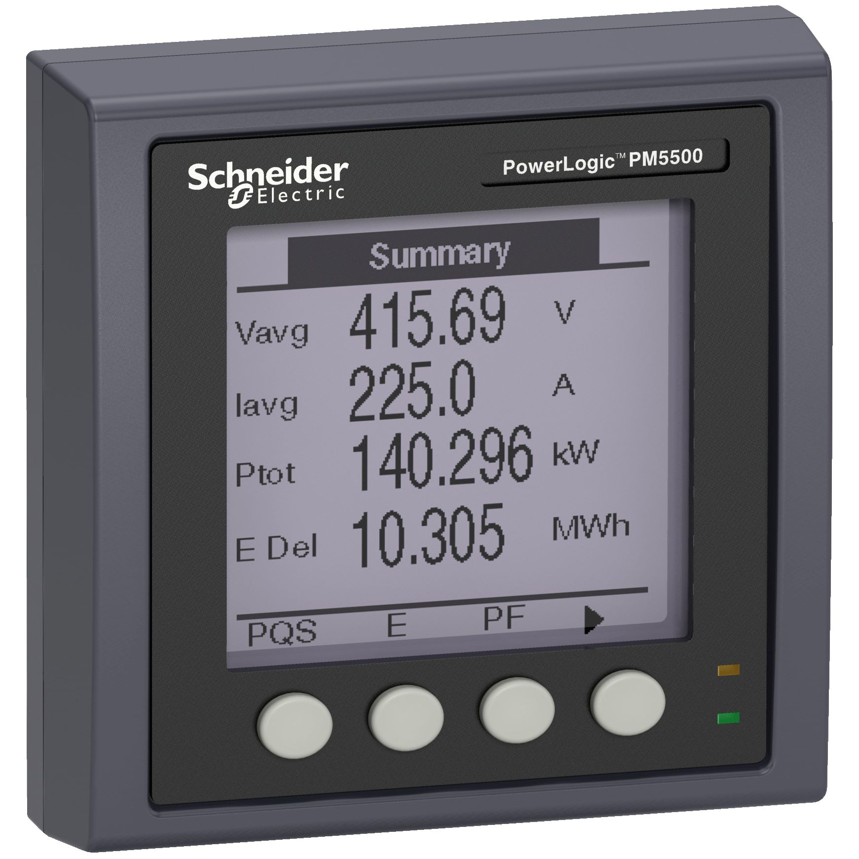Schneider Electric Backlit LCD Energy Meter