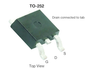 Vishay Siliconix TrenchFET Type P-Channel MOSFET, 100 A, 30 V Enhancement, 4-Pin TO-252 SQD40031EL_GE3
