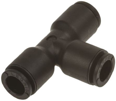 Legris LF3000 Series Tee Tube-to-Tube Adaptor Push In 12 mm, Push In 16 mm to Push In 16 mm, Tube-to-Tube Connection