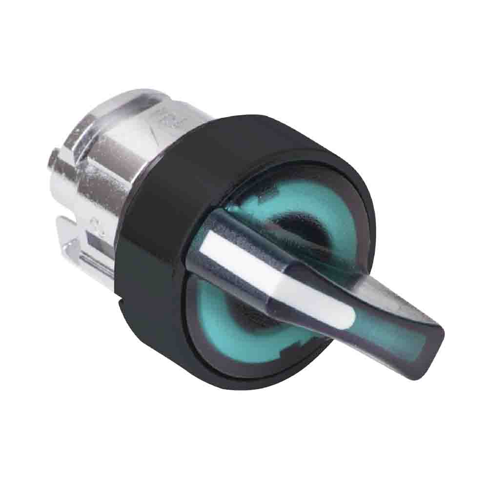 Schneider Electric ZB4 Series 2 Position Selector Switch Head, 22mm Cutout