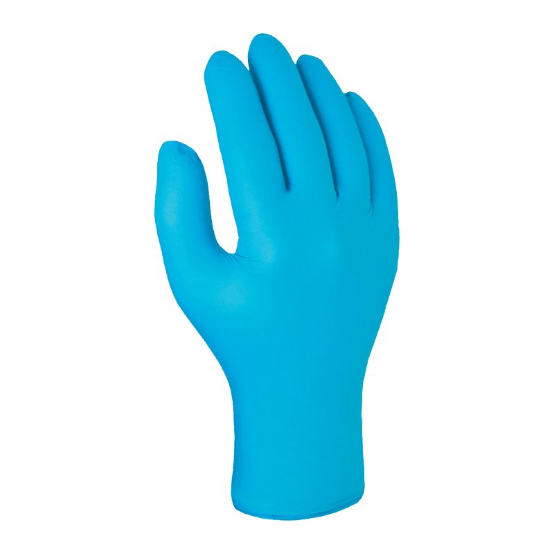 Skytec Haika NX510 Light Blue Powder-Free Nitrile Disposable Gloves, Size XS, 100 per Pack