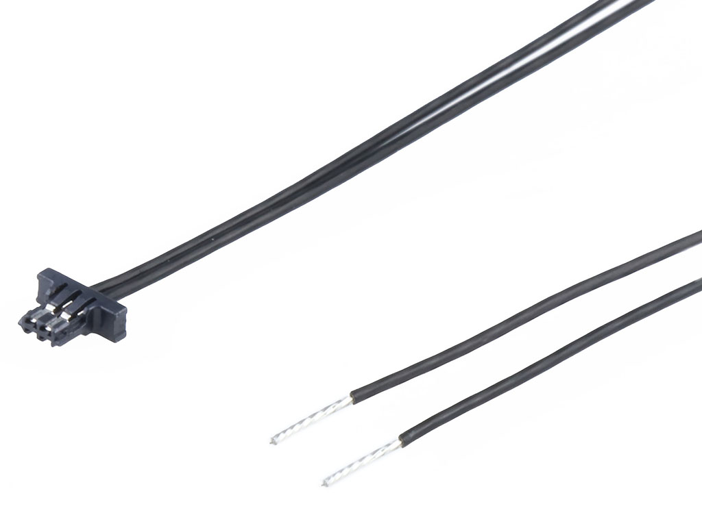 Molex 2 Way Female Crimped Terminal to 2 Way Male Pigtail Wire to Board Cable Assembly, 150mm