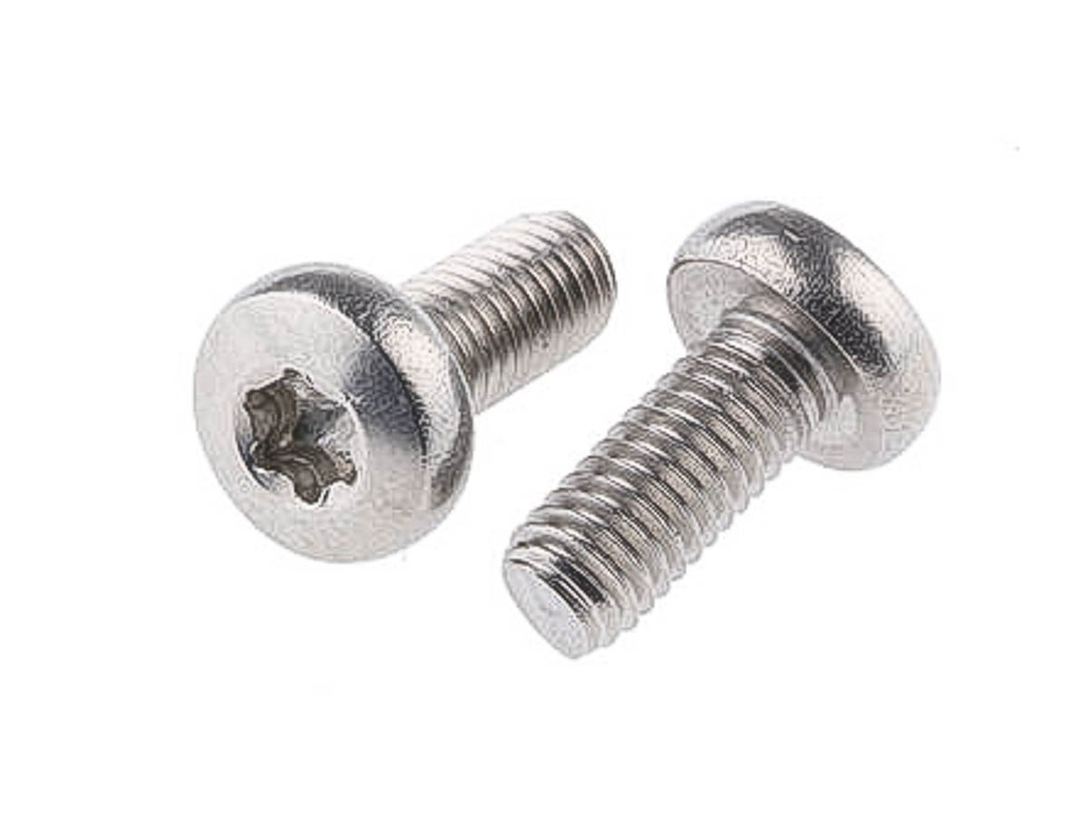 RS PRO Torx M2.5 Pan A2 304 Stainless Steel Machine Screws ISO 14583 x 12.0mm