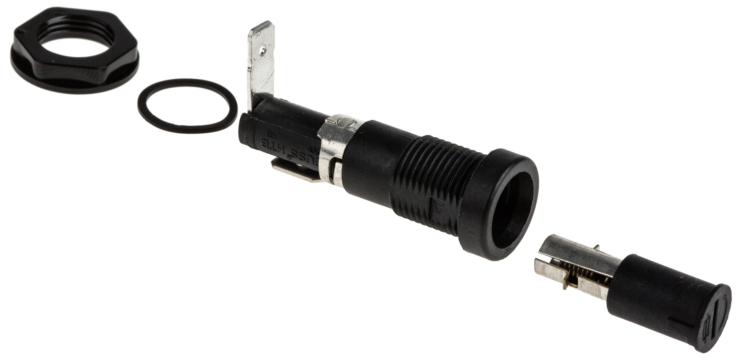 Eaton 16A Panel Mount Fuse Holder for 5 x 20mm Fuse, 1P, 250V ac