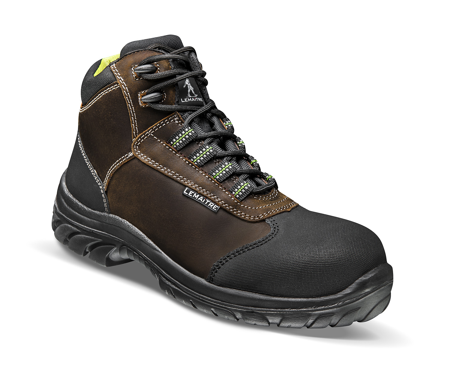 LEMAITRE SECURITE DARWIN S3 Unisex Brown Polycarbonate Toe Capped Safety Shoes, UK 14, EU 49
