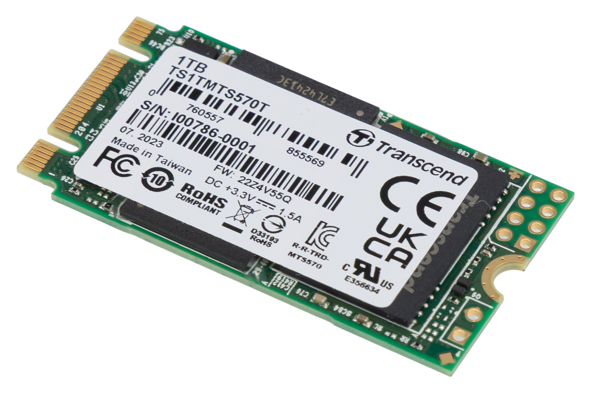 Transcend MTS570T M.2 1 TB Internal SSD