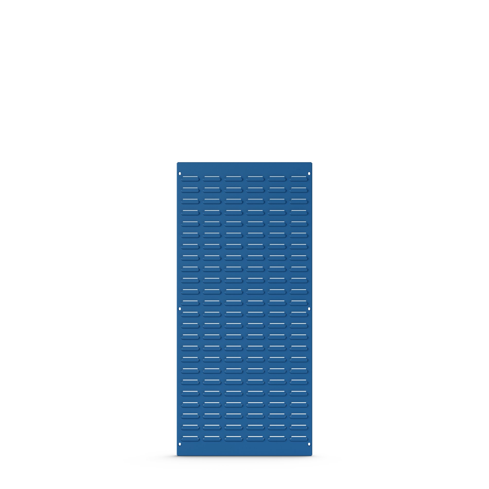 Steel Louvre Panel Storage Unit, 457mm x 19mm x 991mm, Blue