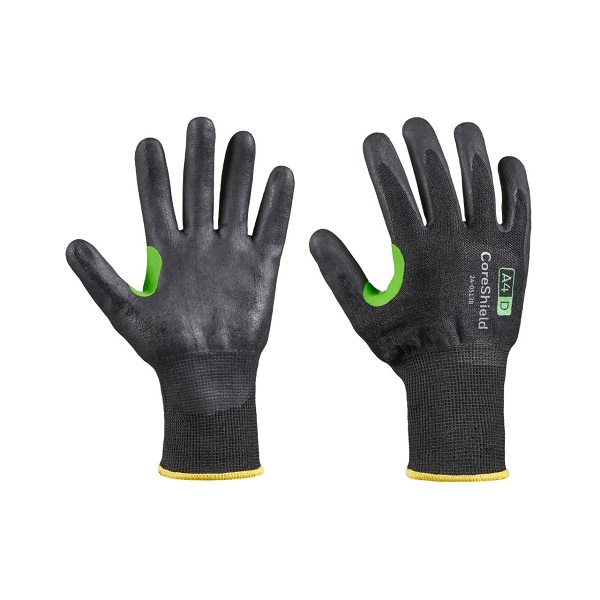 Honeywell Safety CoreShield Black High Performance Polyethylene Glove, Size 8, Nitrile Foam Coating