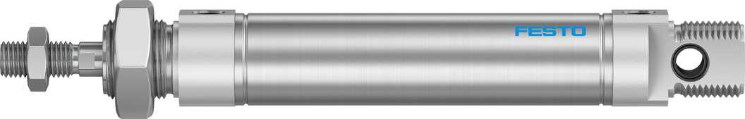 Festo 70 mm Pneumatic Cylinder - 1908326 DSNU Series, Double Acting Acting