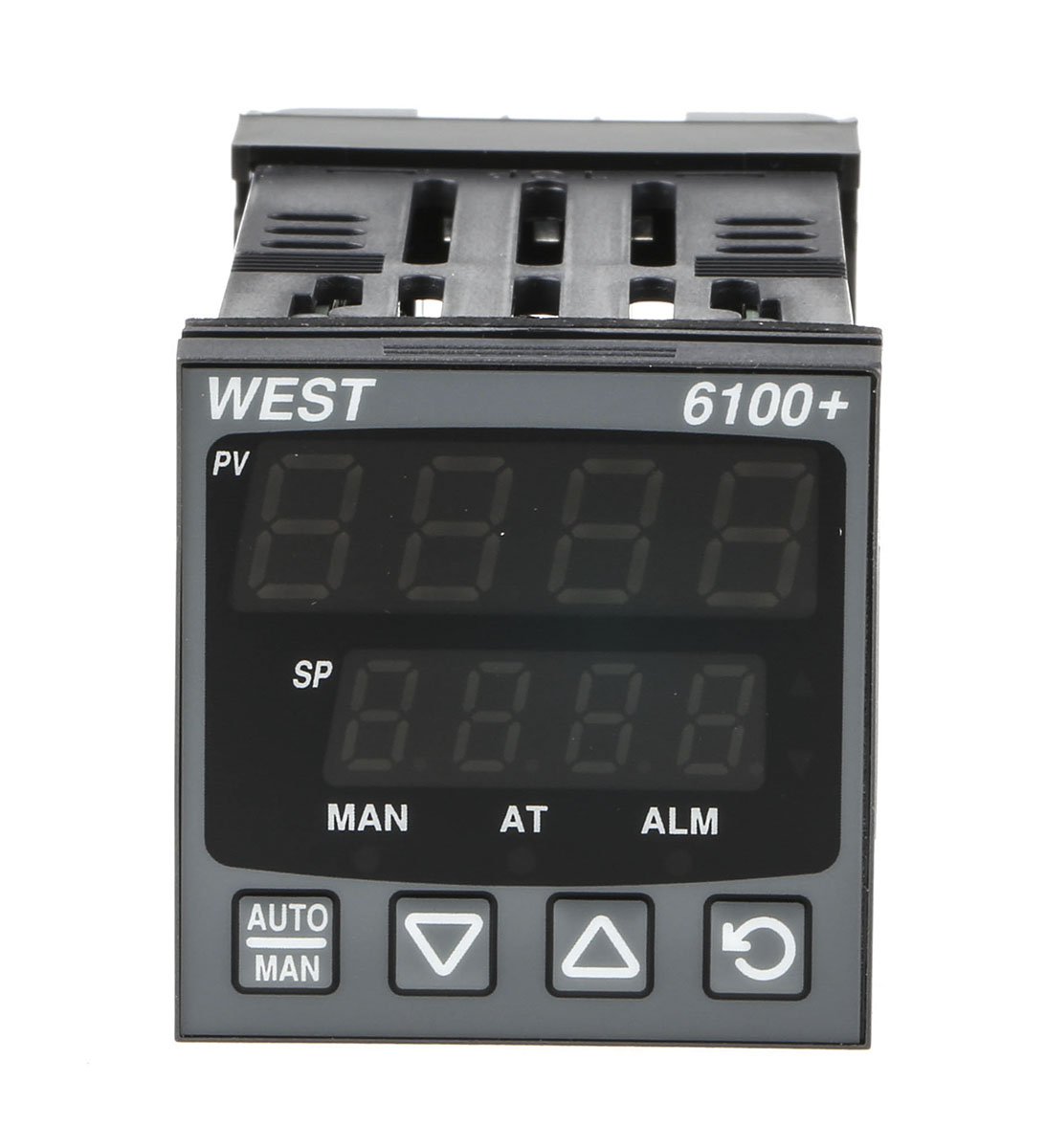 West Instruments P6100+ Panel Mount PID Temperature Controller, 48 x 48mm 1 Input, 2 Output Relay, 100 → 240 V