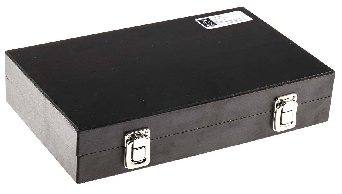 RS PRO Gauge Block Set Steel Metric, 87 piece With UKAS Calibration