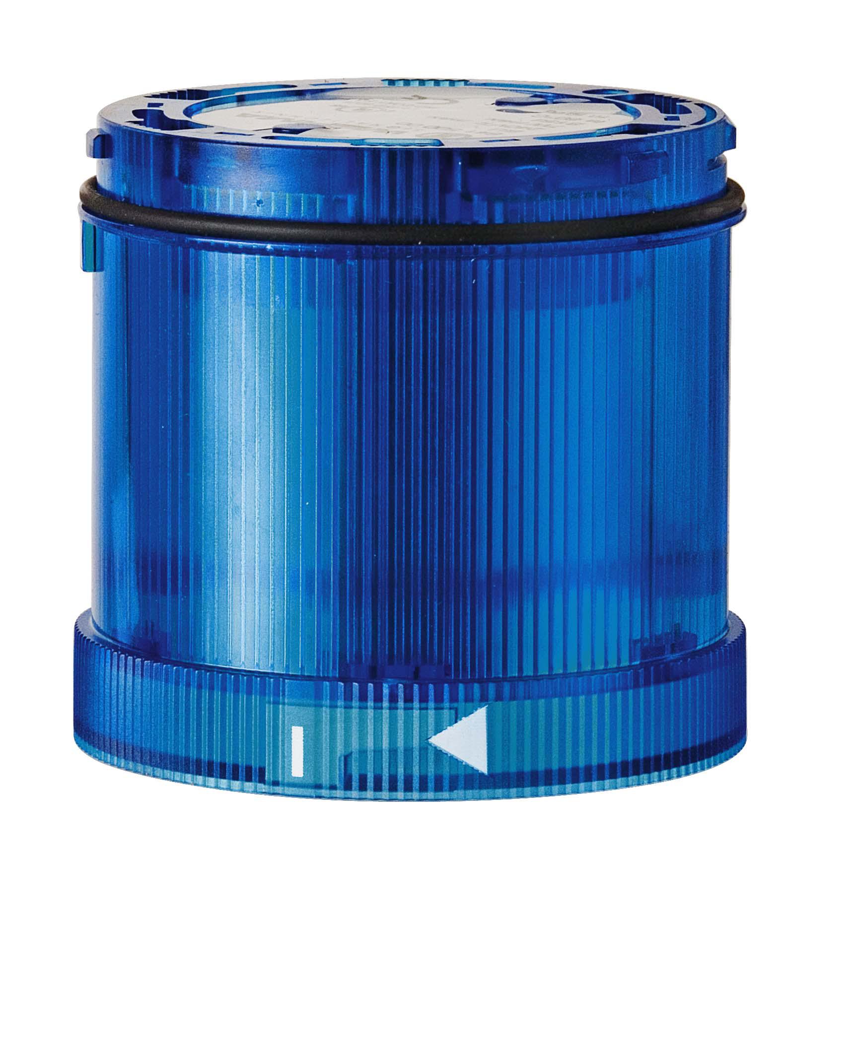 Werma KS71 Series Blue Blinking Effect Flashing Light Element, 24 V, LED Bulb, AC/DC, IP65