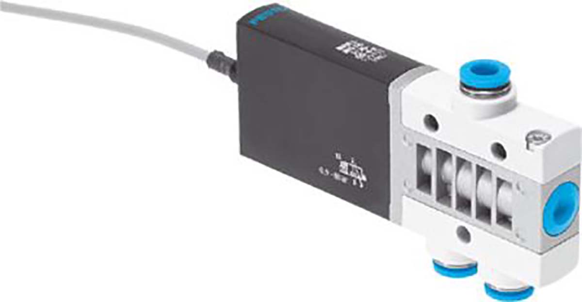 Festo 3/2 Closed, Monostable Pneumatic Solenoid/Pilot-Operated Control Valve - Electrical MHE3 Series, 525152