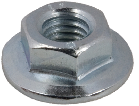 RS PRO Stainless Steel Flanged Hex Nut, DIN 6923, M10