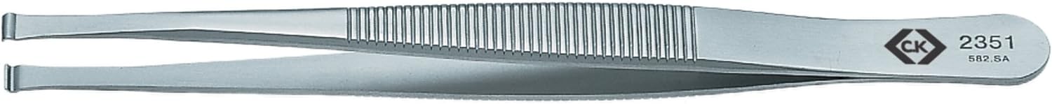 CK 115 mm, Stainless Steel, Rounded, ESD Tweezer