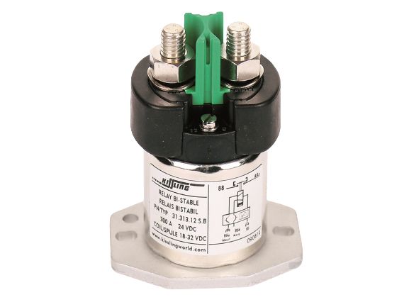 TE Connectivity Surface Mount Non-Latching Relay, 24V dc Coil, 300A Switching Current, SPST