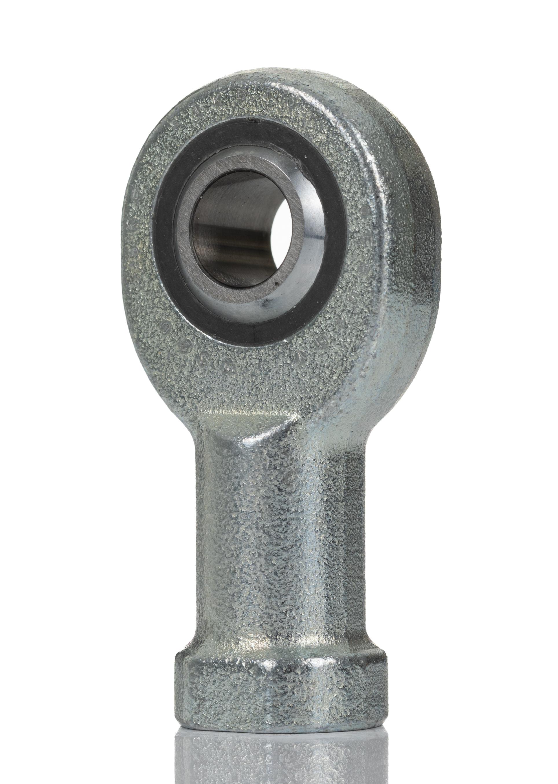 SKF SIKB M10 Female Steel Rod End, 10mm Bore, 29mm Long, Metric Thread Standard, Female Connection Gender