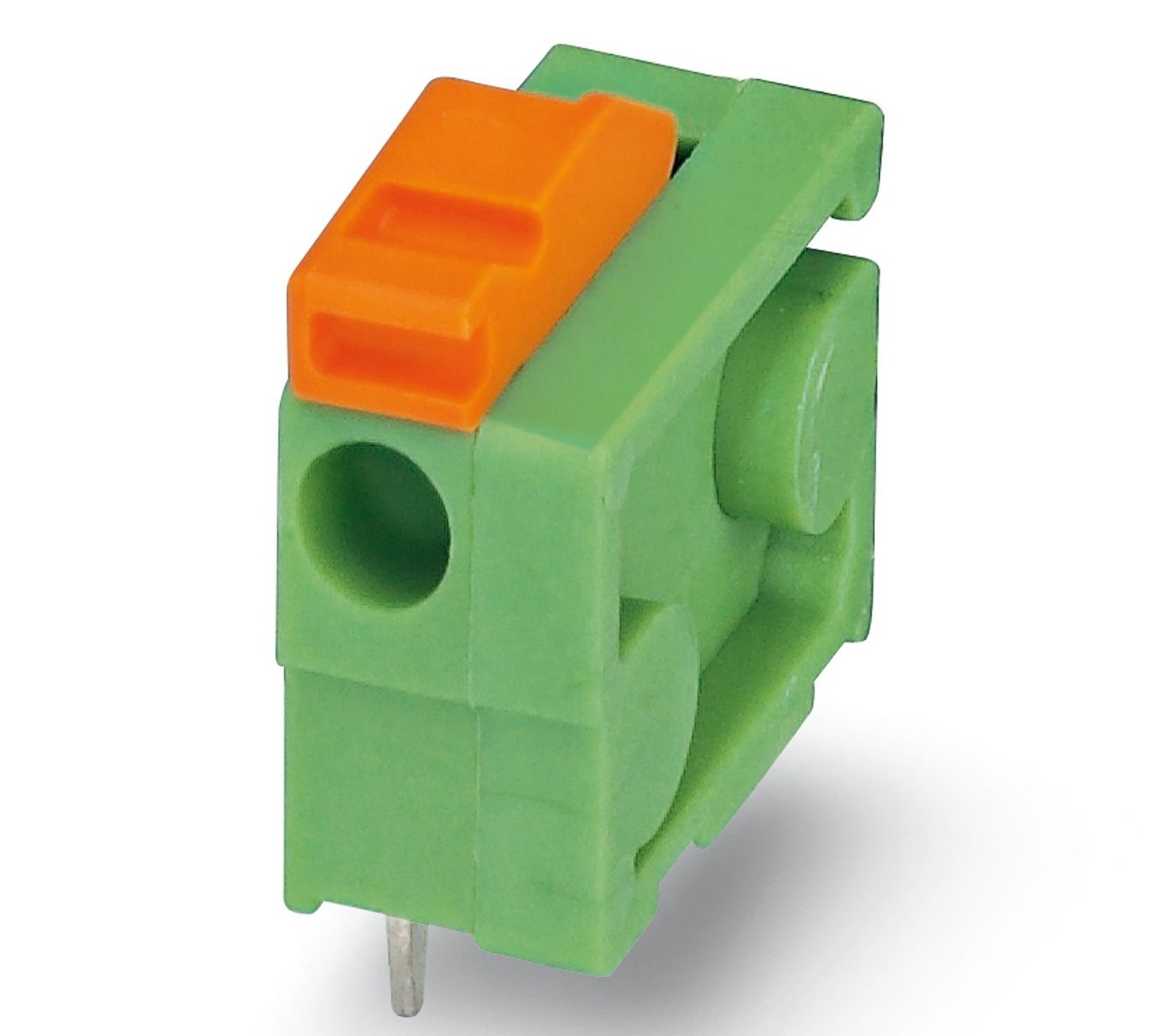 Phoenix Contact FFKDSA1/H-6.35 Series PCB Terminal Block, 1-Contact, 3.81mm Pitch, Through Hole Mount, 1-Row, Screw