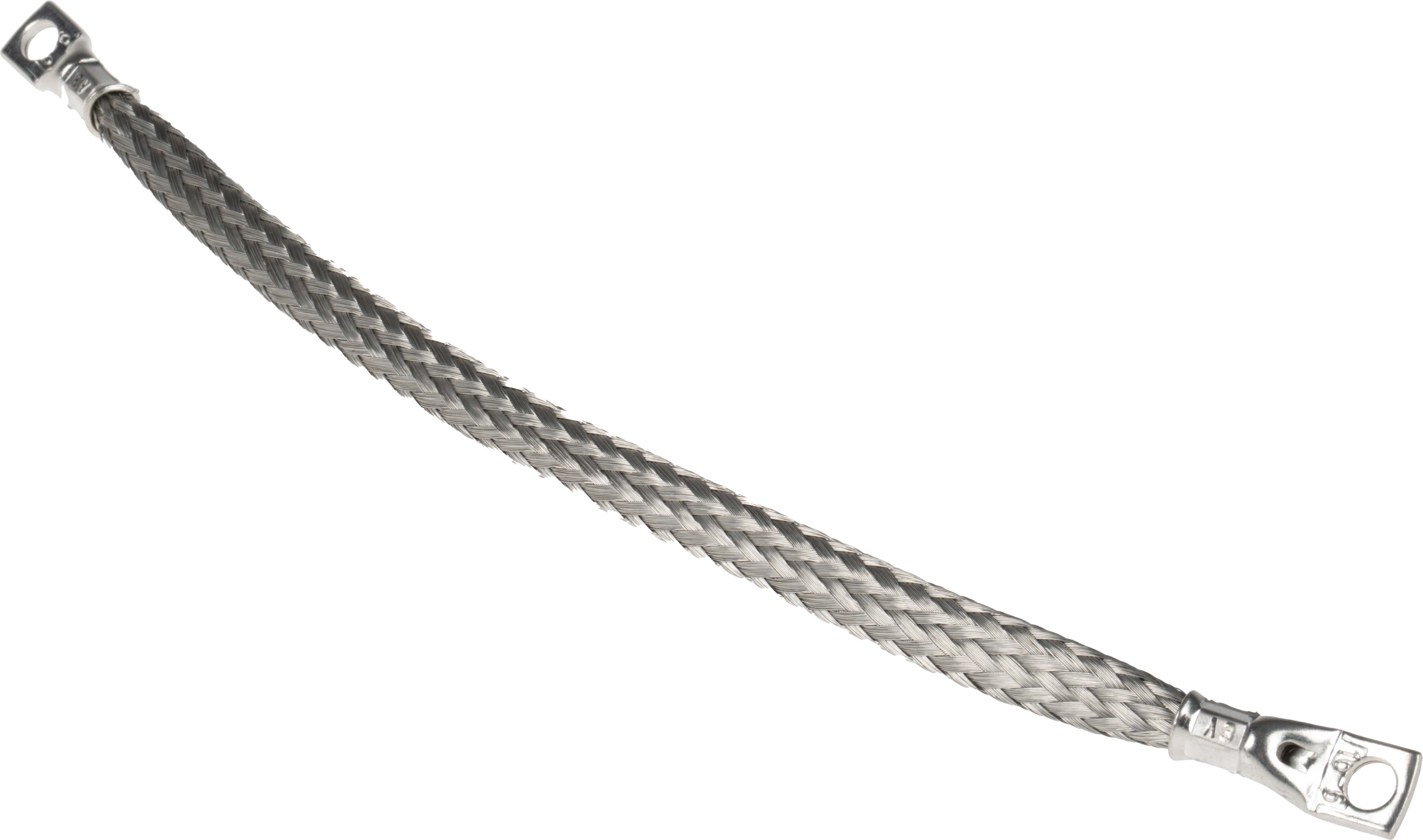 RS PRO Braided Wire, M6 Stud Size, 24 x 20 x 0.2 mm, 0.25m, BS EN 13602:2002, BS4109