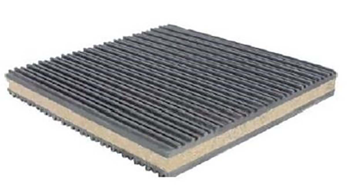 RS PRO 457mm Anti Vibration Mat 75psi Cork +100°C -50°C 457 x 457mm 22mm