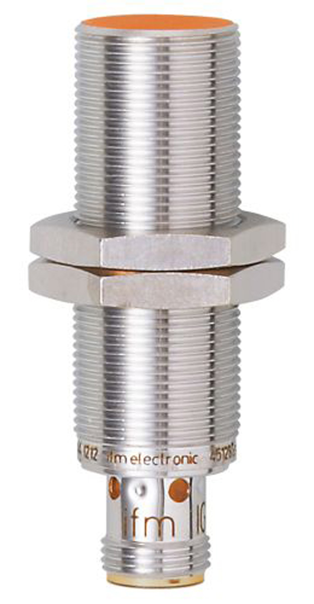 ifm electronic Inductive Threaded Barrel Proximity Sensor, M18, 7.5 mm Detection, PNP/NPN NO/NC, 10 → 30 V dc