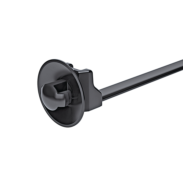 HellermannTyton Cable Tie, Releasable, 156mm x 4.6 mm, Black PA 6.6 Heatstabilised, Pk-500
