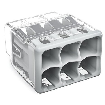 WAGO, 2773 Splice Connector, Grey, Insulated, Copper 20 → 12 AWG