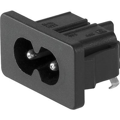 Schurter C8 Snap-In IEC Connector Male, 2.5A, 250 V