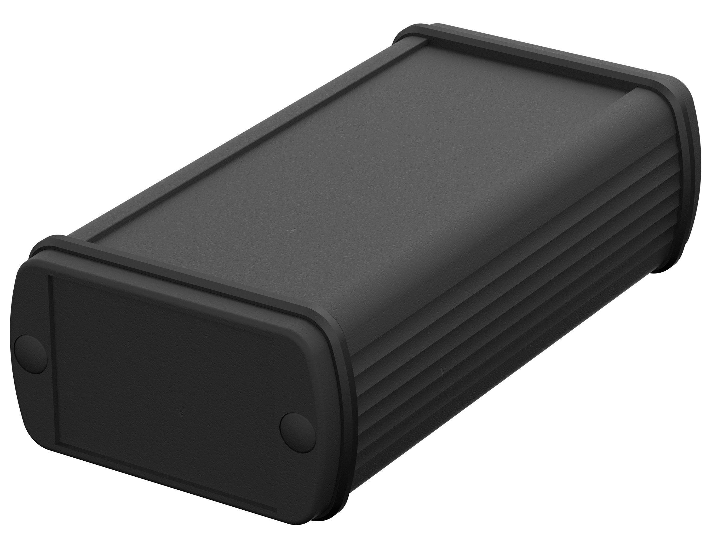 Bopla Alubos (Set) Series Black Aluminium General Purpose Enclosure, IP65, Black Lid, 57 x 32 x 150mm