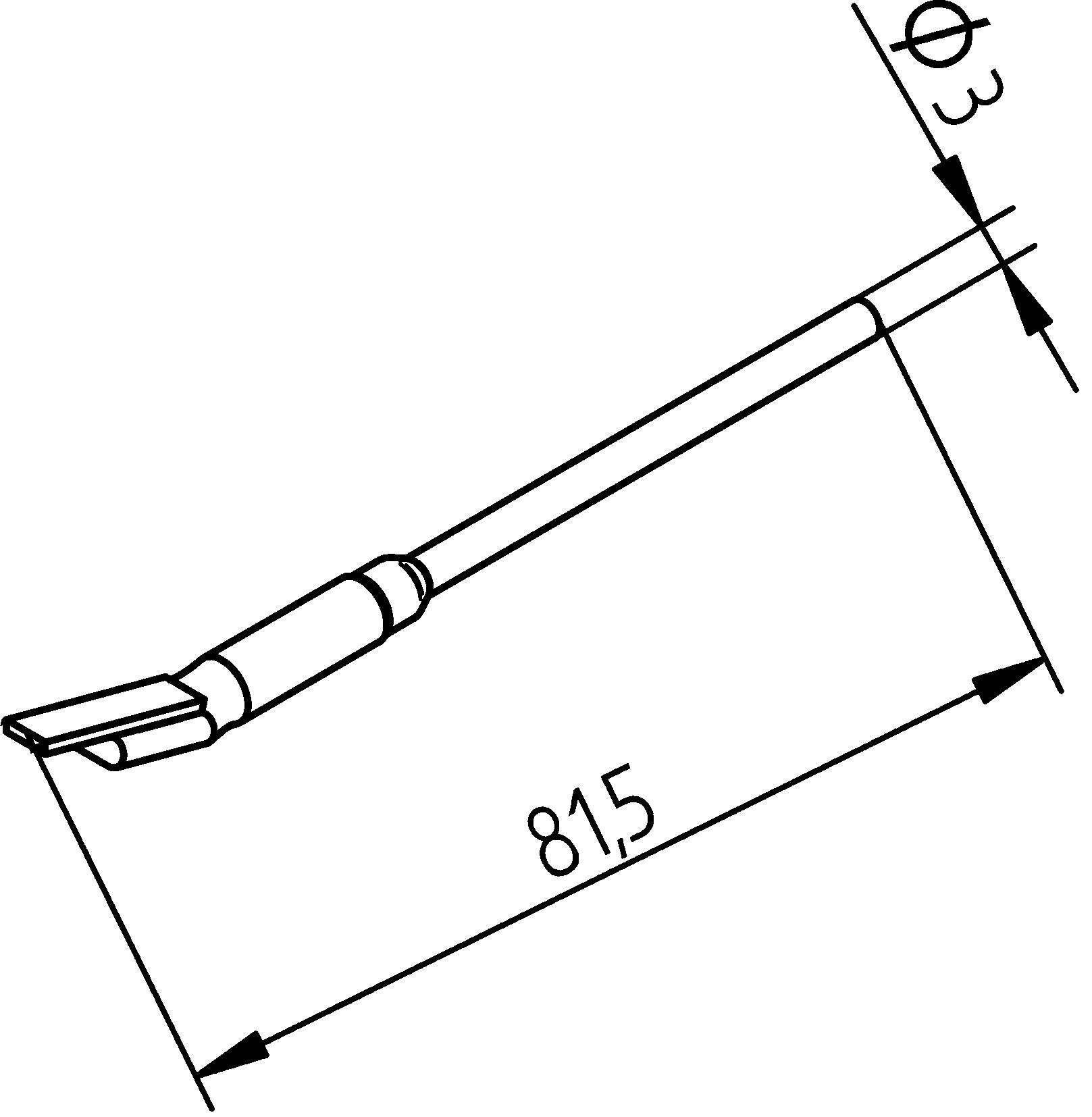 Ersa 452 Desoldering Gun Tip for use with Various Desoldering Irons