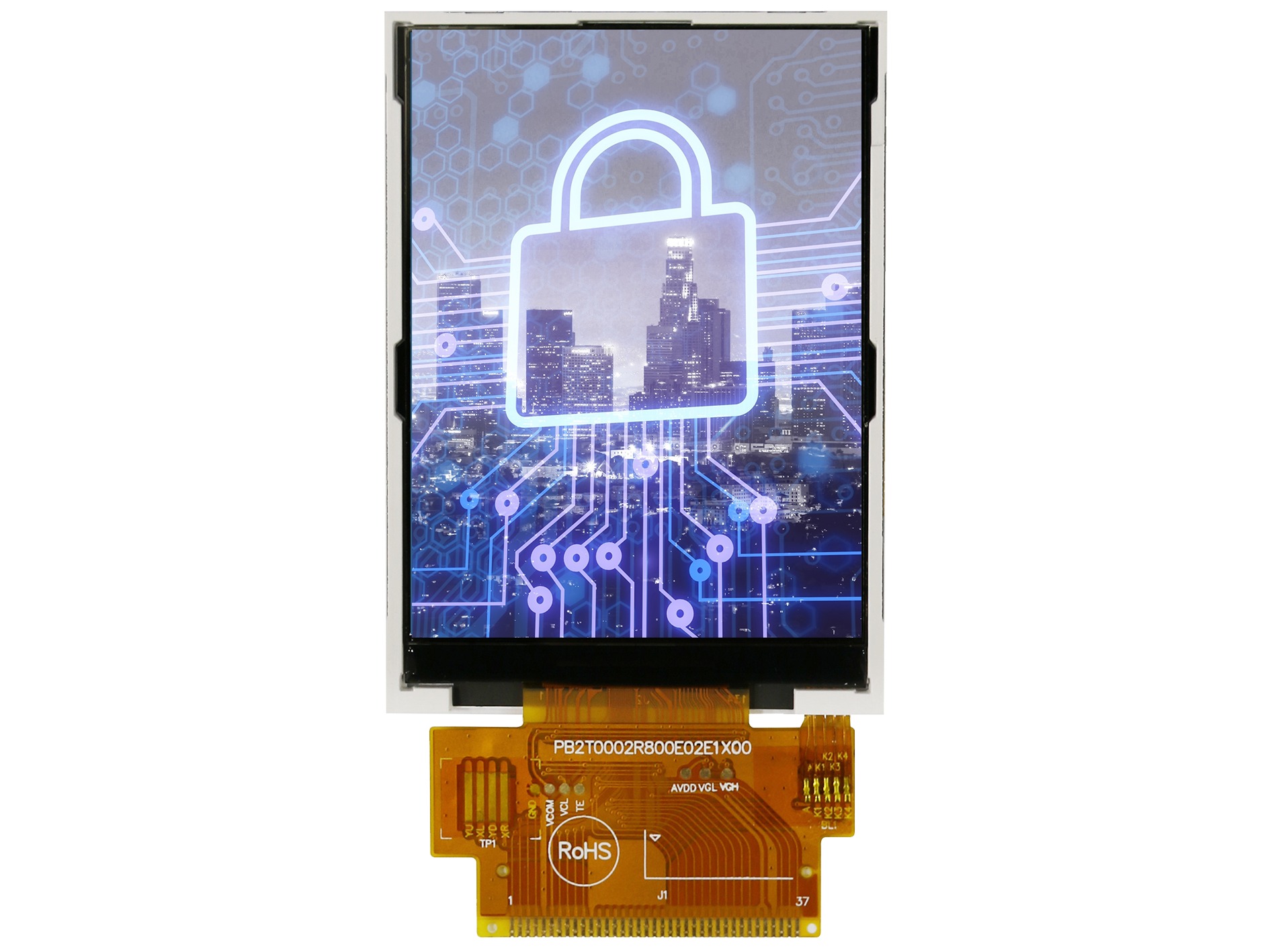 Midas MDT0280A8SH-SPI TFT LCD Colour Display, 2.4 QVGA, 240 x 320