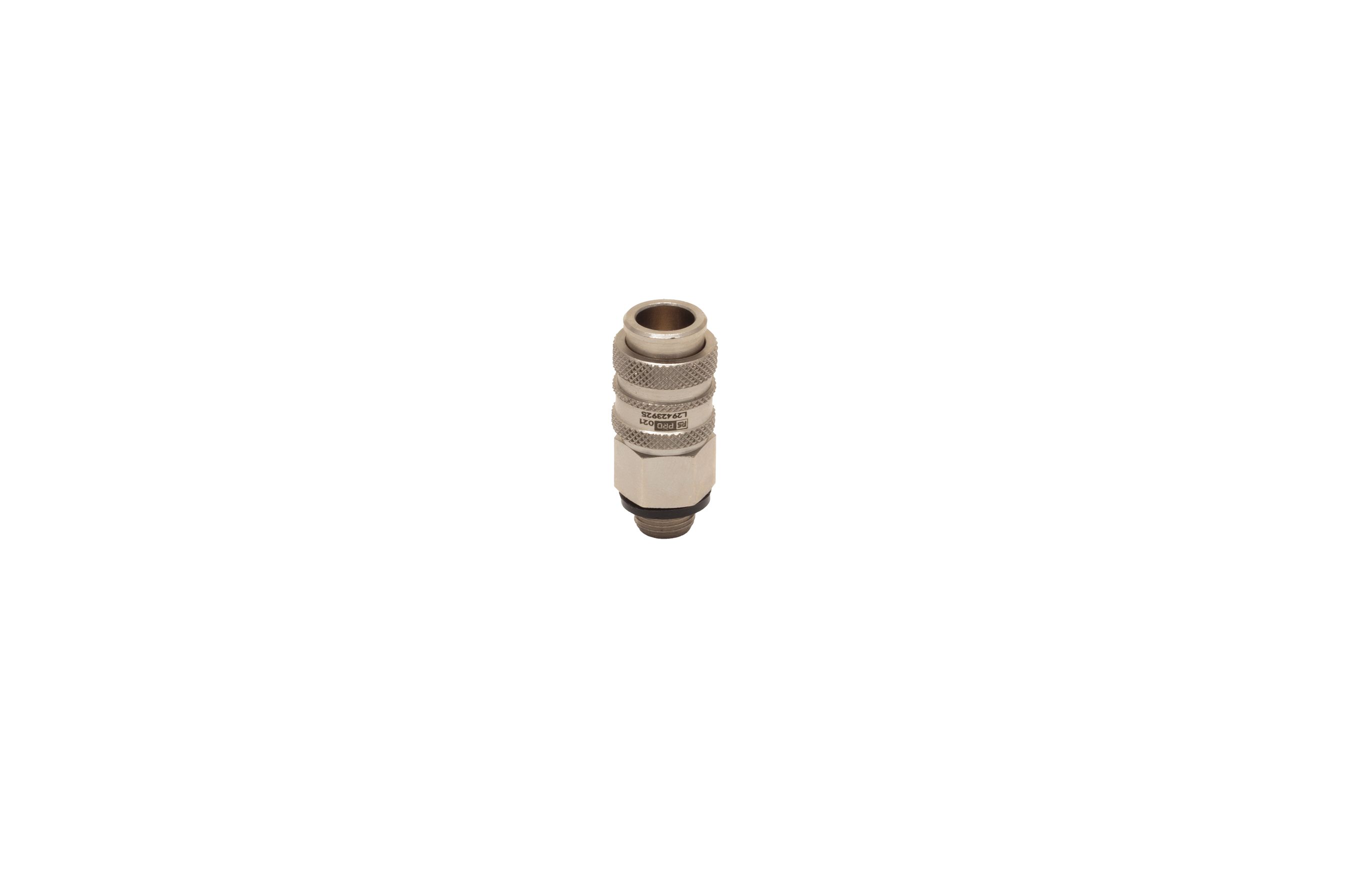 RS PRO Brass Female Pneumatic Quick Connect Coupling, G 1/4 Male Threaded