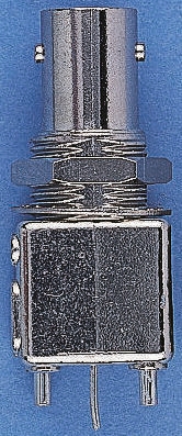 Amphenol RF, Jack PCB Mount BNC Connector, 75Ω, Through Hole Termination, Straight Body