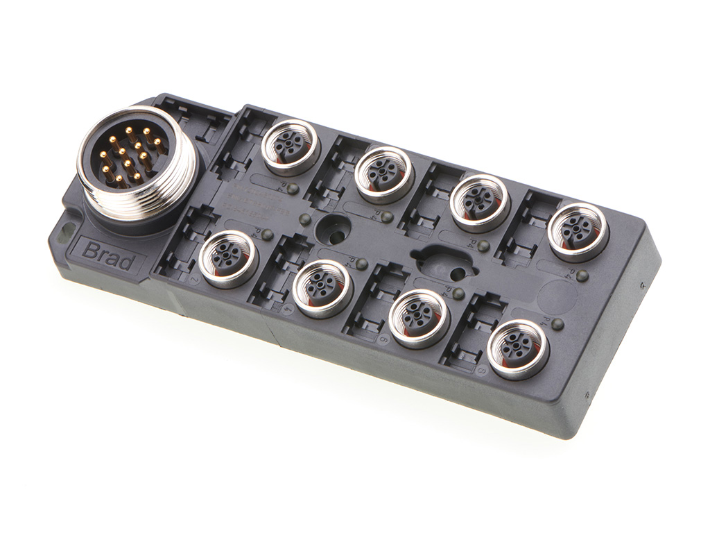 Brad from Molex Distribution Unit, M12, 4 port