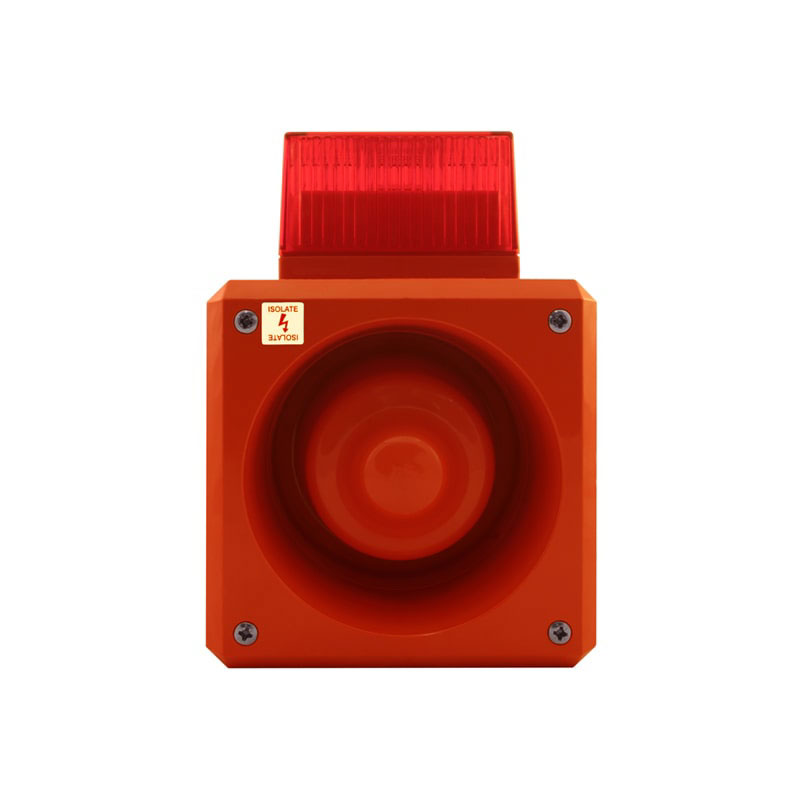 Clifford & Snell YL50 Series Red Sounder Beacon, 230 V ac, IP66, Fixed Mount, 112dB at 1 Metre