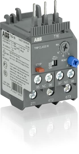 ABB Thermal Overload Relay 1NC/1NO, 10 → 13 A F.L.C, 13 A Contact Rating, 600 V dc, 3P, Thermal Overload Relays