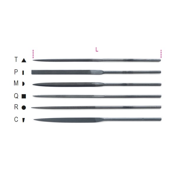 BETA 160mm, Flat Needle File