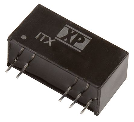 XP Power ITX DC-DC Converter, 24V dc/ 250mA Output, 9 → 18 V dc Input, 6W, Through Hole, +90°C Max Temp -40°C