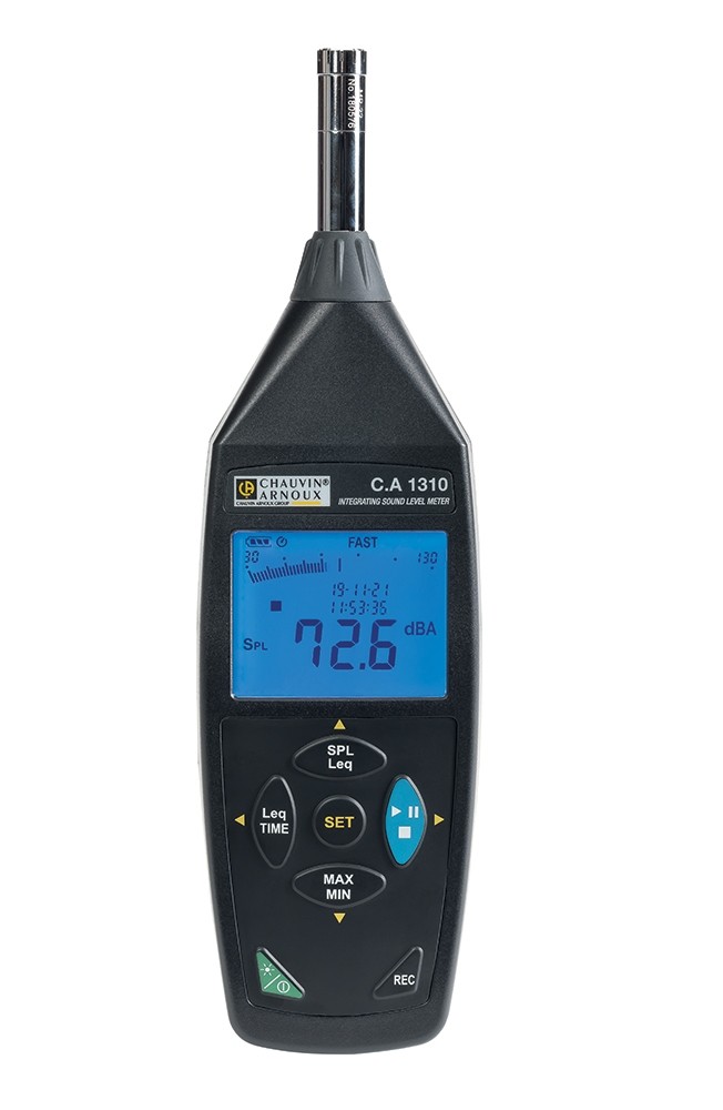 Chauvin Arnoux CA 1310 Sound Level Meter, 30dB to 130dB, 8kHz max