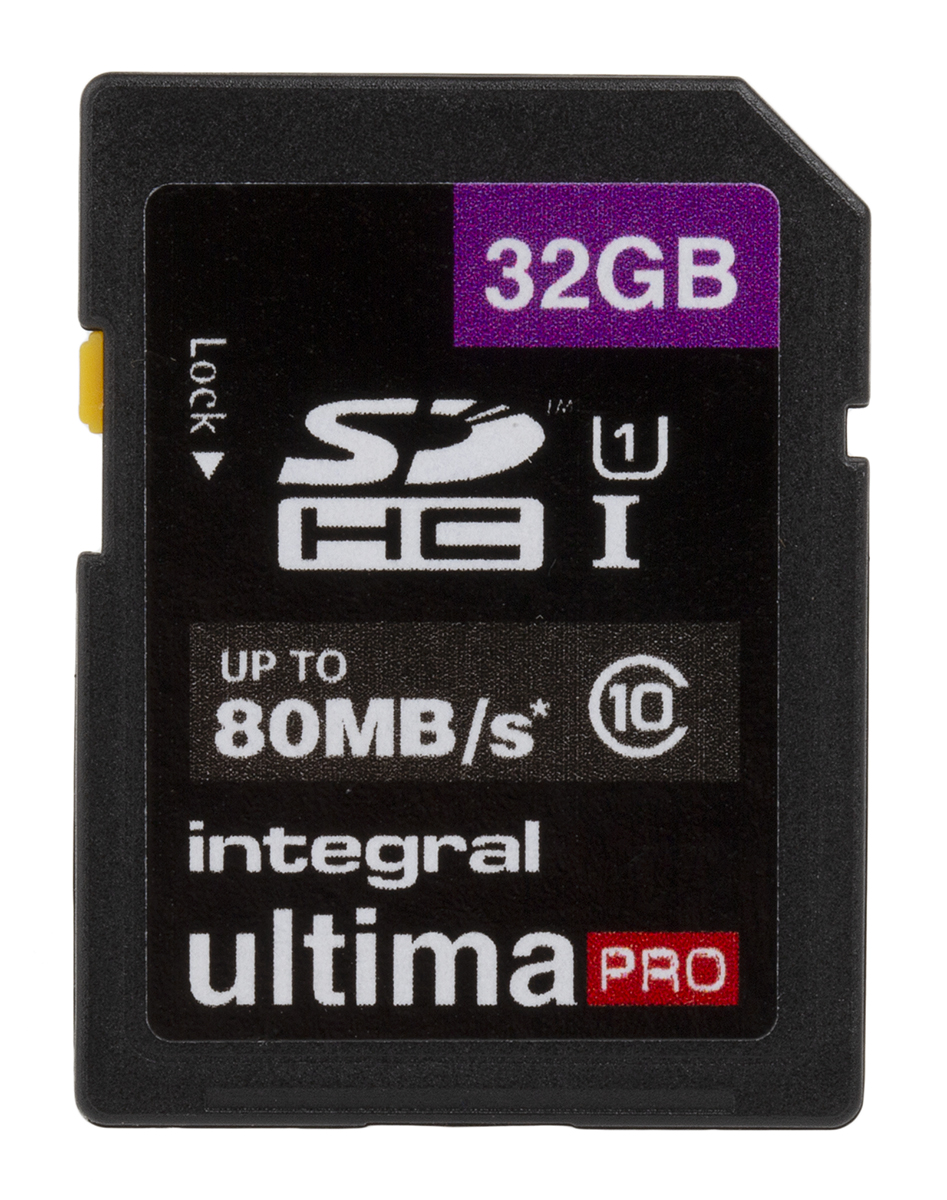 Integral Memory 32 GB SDHC SD Card, Class 10, UHS-1 U1