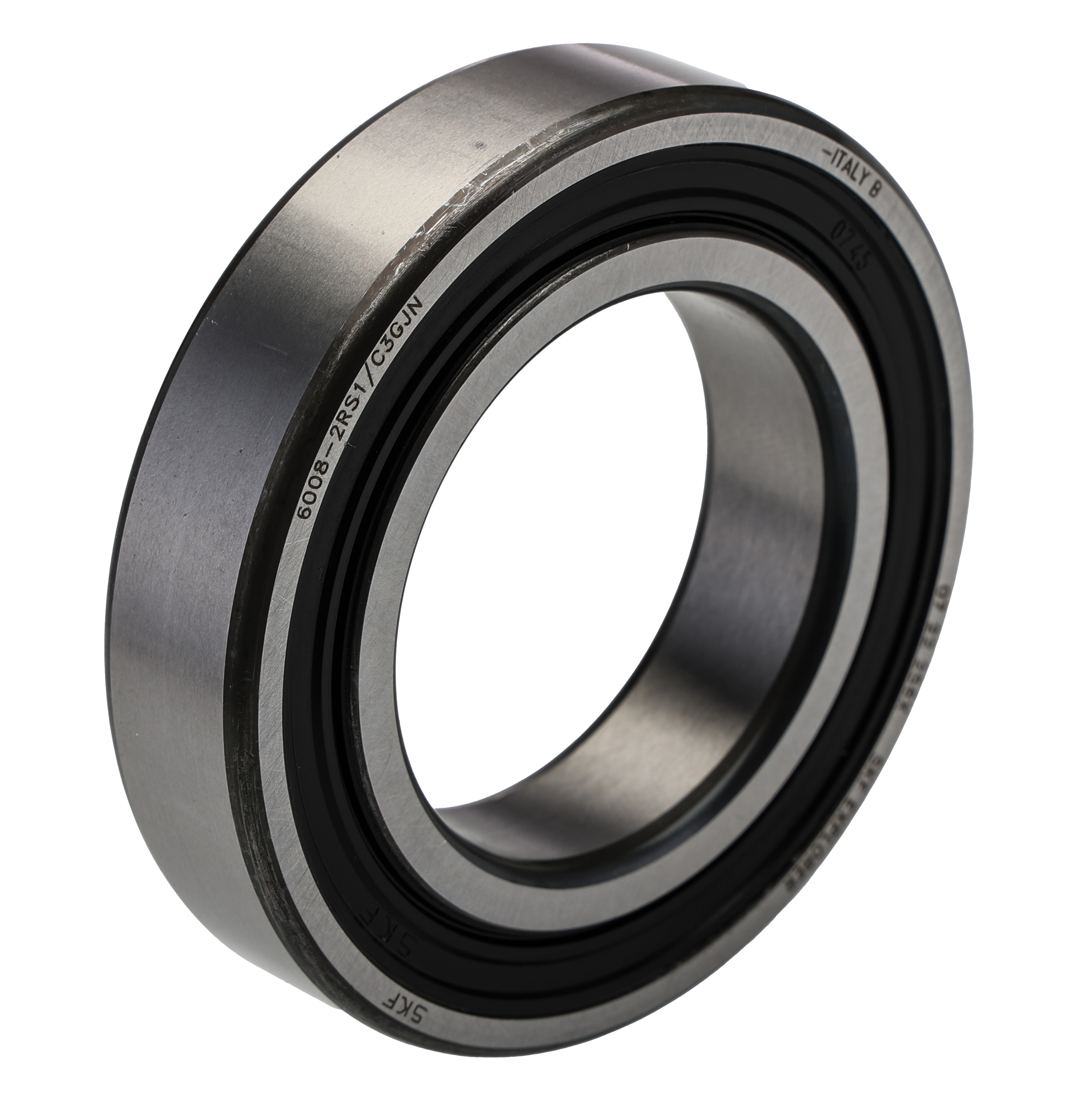 SKF 6008-2RS1/C3GJN 1 Row Deep Groove Ball Bearing - 40 mm ID, 68 mm OD