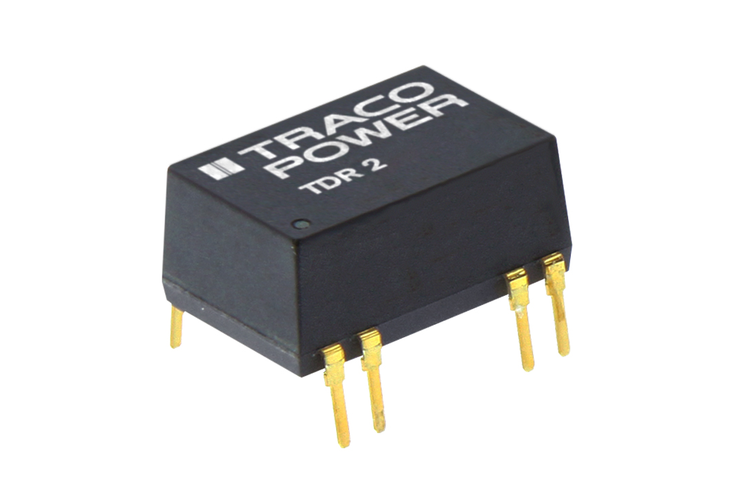 TRACOPOWER TDR 2 DC-DC Converter, 5V dc/ 400mA Output, 4.5 → 9 V dc Input, 2W, Through Hole, +85°C Max Temp