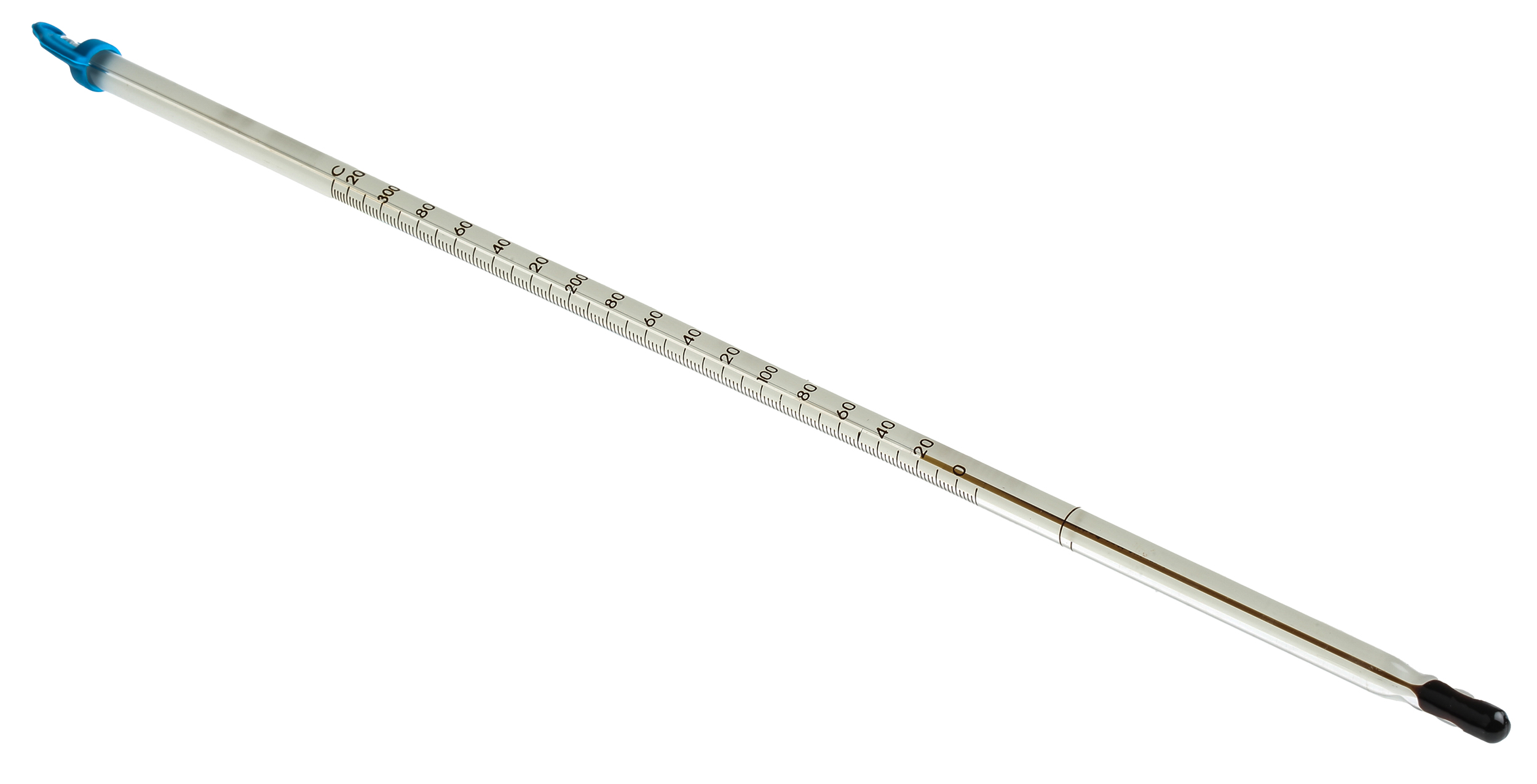 Brannan Immersion Glass Thermometer, +330 °C max