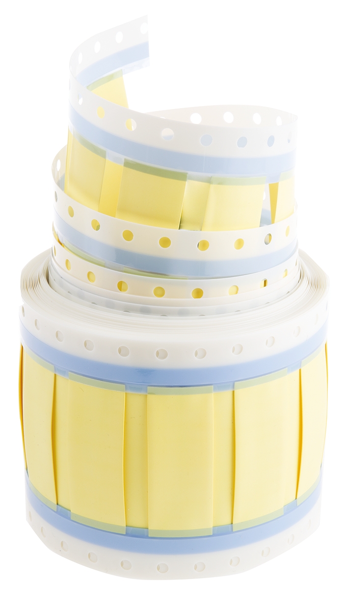 TE Connectivity TMS-SCE Yellow Heatshrink Labels, 50mm Width, 250 Qty