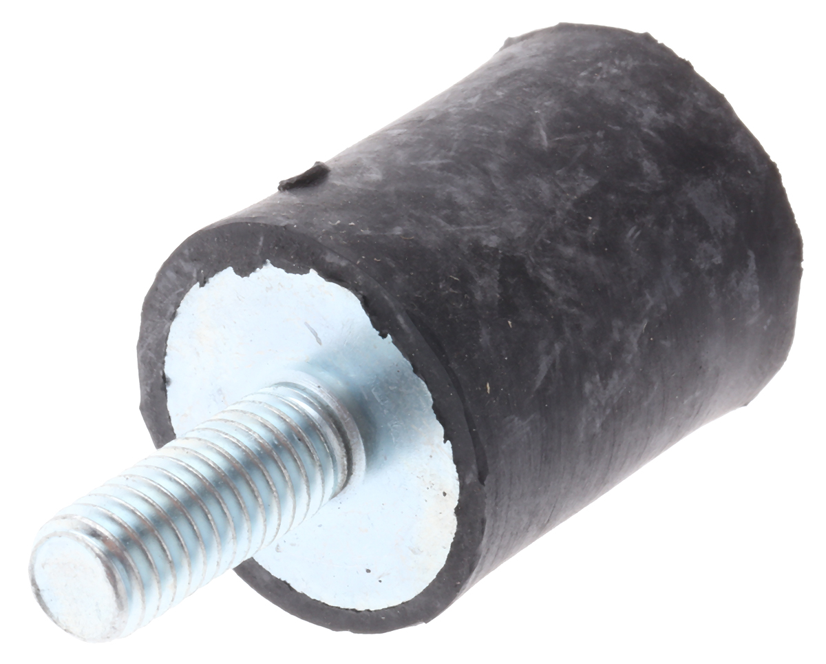 FIBET M8 Anti Vibration Mount, Male to Female Bobbin with 26.4kg Compression Load