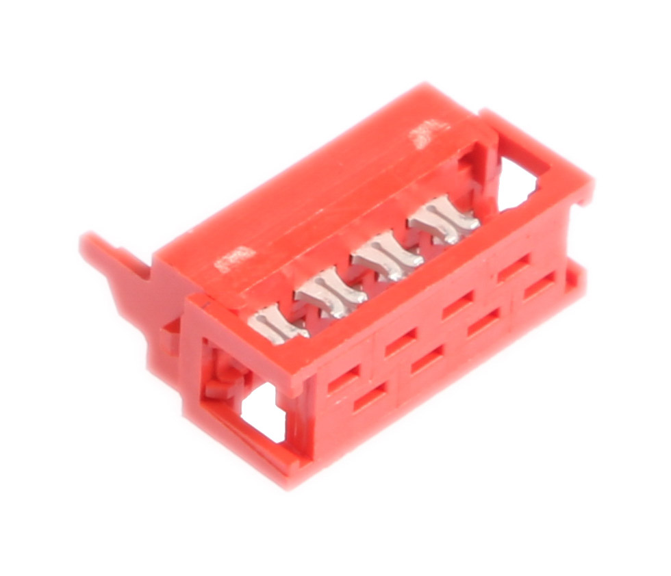 TE Connectivity 8-Way IDC Connector Plug for Cable Mount, 2-Row