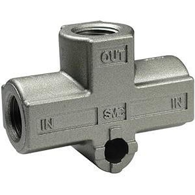 SMC VR1210 Series, Pneumatic Logic Element Function Fitting Threaded Connection, G 1/8 Thread, 10 bar Max Operating