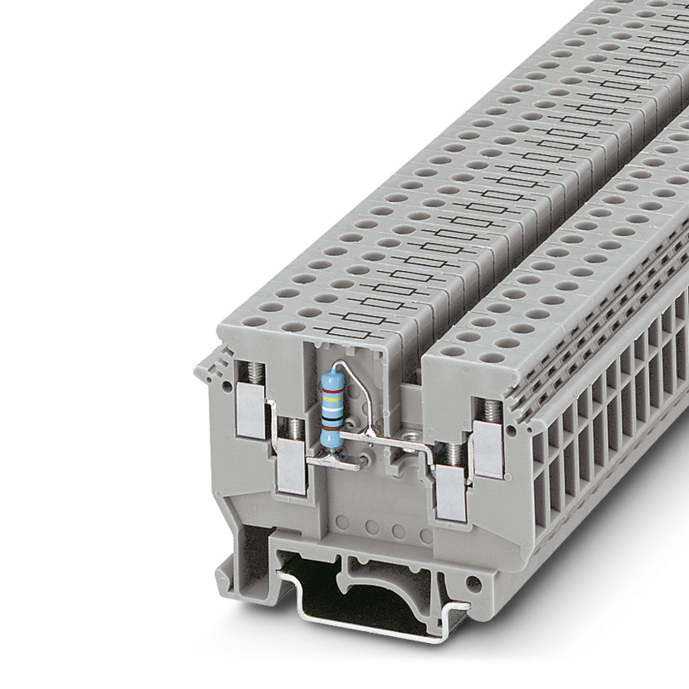 Phoenix Contact 2776032 UDK 4-DUR 5K1 Series Grey, 2.5mm², 1-Level, Screw Termination