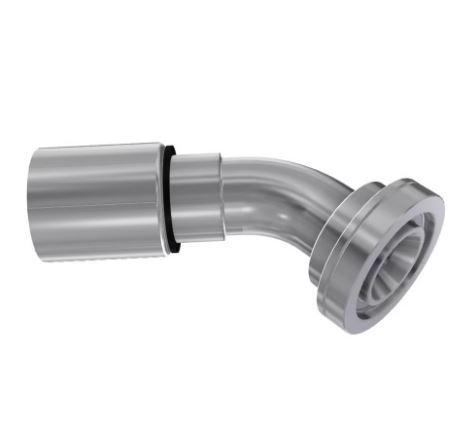 Parker Crimped Hose Fitting 1 in Hose to 1 in Flange, 16F48-16-16