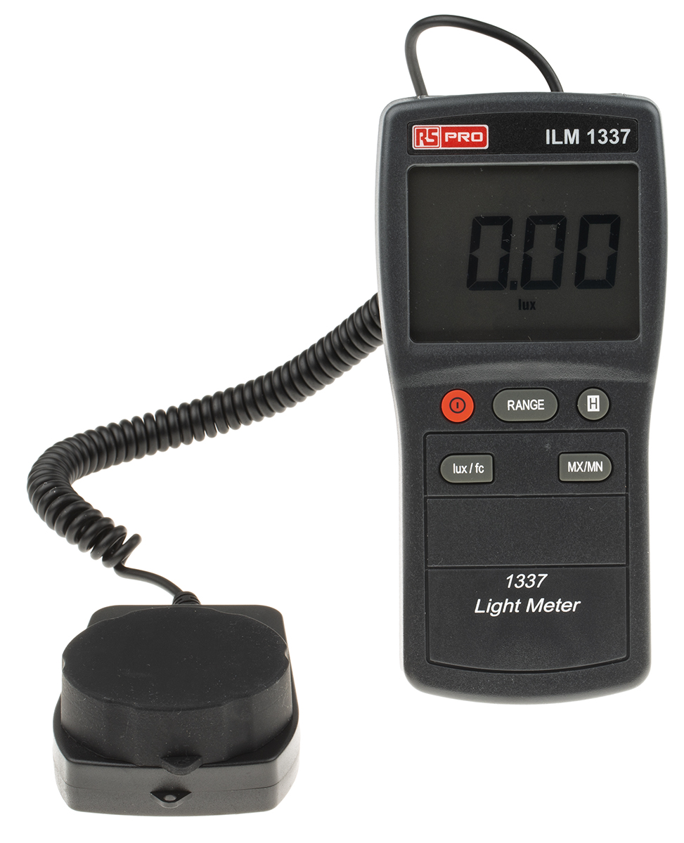 RS PRO ILM 1337 Light Meter, ±3 % ±5 Digits
